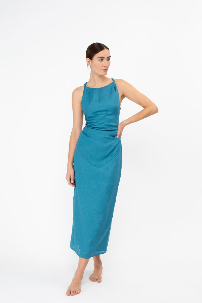 fallon midi dress Fallon Denim Midi Dress